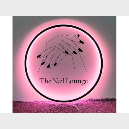 The Nail Lounge Acrylic Business Logo Sign - Shineneon