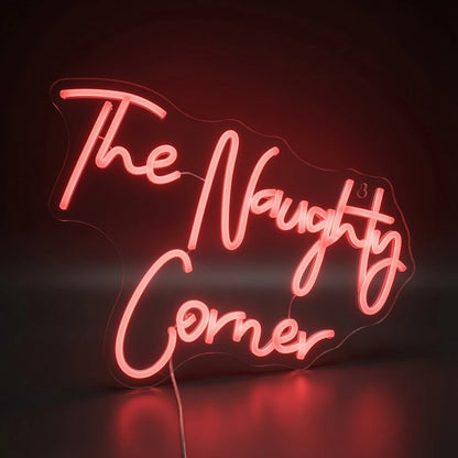 The Naughty Corner LED Neon Sign - 01 Original Product Image
