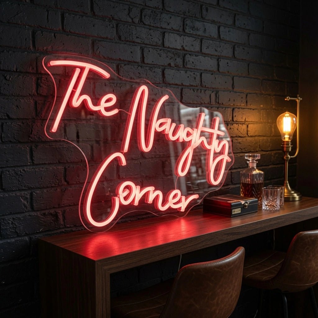 The Naughty Corner LED Neon Sign - Shineneon