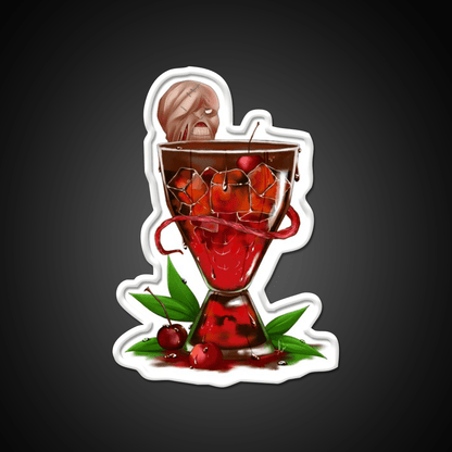 The Nemesiss Cherry Virus Cocktail Bar Decor Led Neon Sign Rgb Color - Shineneon