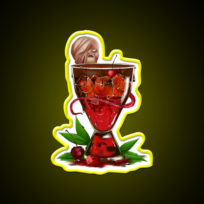 The Nemesiss Cherry Virus Cocktail Bar Decor Led Neon Sign Rgb Color - LED neon sign view 7
