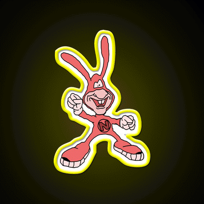 The Noid Fast Food Led Neon Sign For Burger Place Rgb Color - Custom LED neon sign front view