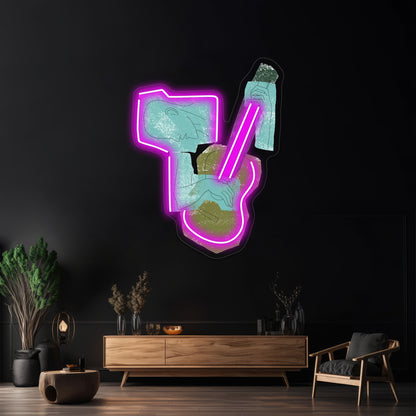The Old Guitarist Wall Artwork Neon Signs | Shineneon