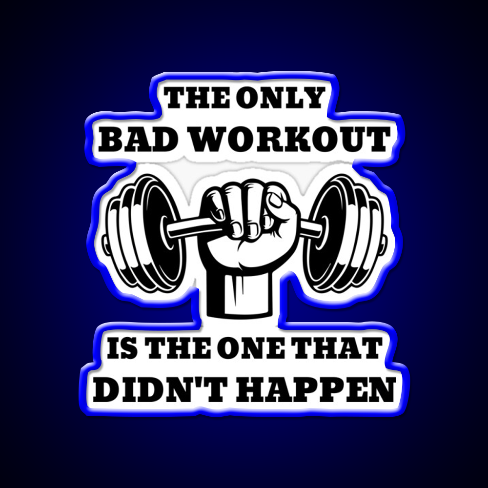 The One That Didnt Happen Gym Fitness Led Neon Sign Fitness Room Sign Rgb Color