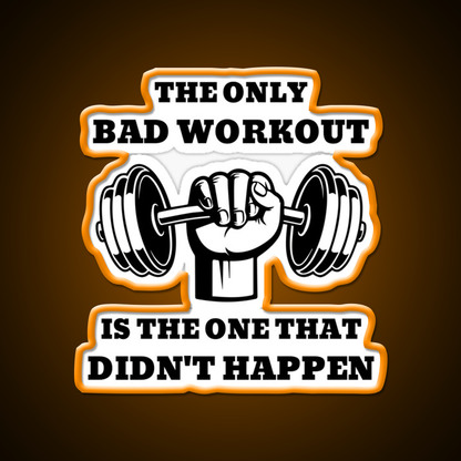 The One That Didnt Happen Gym Fitness Led Neon Sign Fitness Room Sign Rgb Color