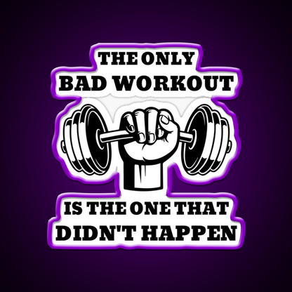 The One That Didnt Happen Gym Fitness Led Neon Sign Fitness Room Sign Rgb Color