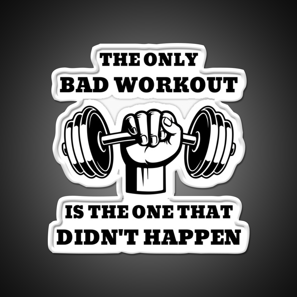 The One That Didnt Happen Gym Fitness Led Neon Sign Fitness Room Sign Rgb Color