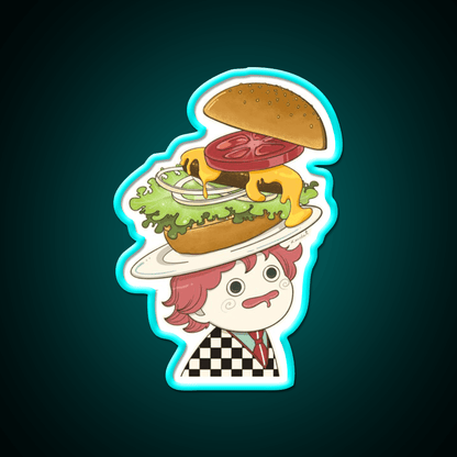 The Only Thing On My Mind Fast Food Led Neon Sign For Burger Place Rgb Color - Shineneon