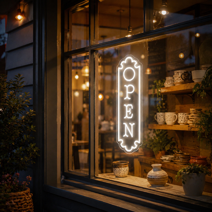 The Open Is Lit LED Neon Sign - 02 High-Converting Product Image