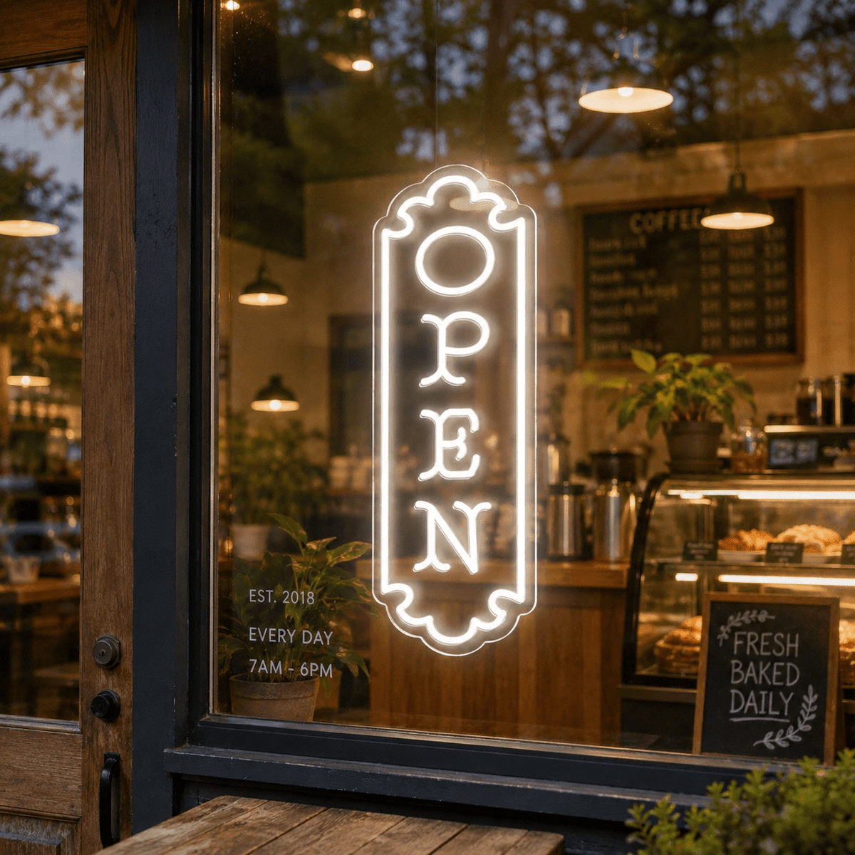 The Open Is Lit LED Neon Sign - Shineneon