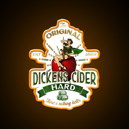 The Original Hard Dickens Cider Beer Bar Decor Led Neon Sign Rgb Color - LED neon sign view 6