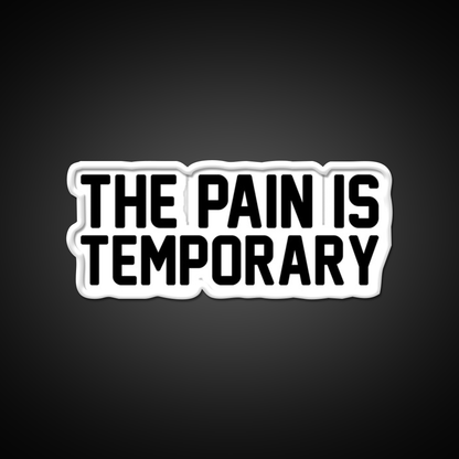 The Pain Is Temporary Gym Fitness Led Neon Sign Rgb Color