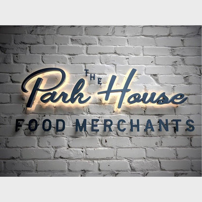The Park House 3D Backlit Channel Letters Led Light Sign - Shineneon