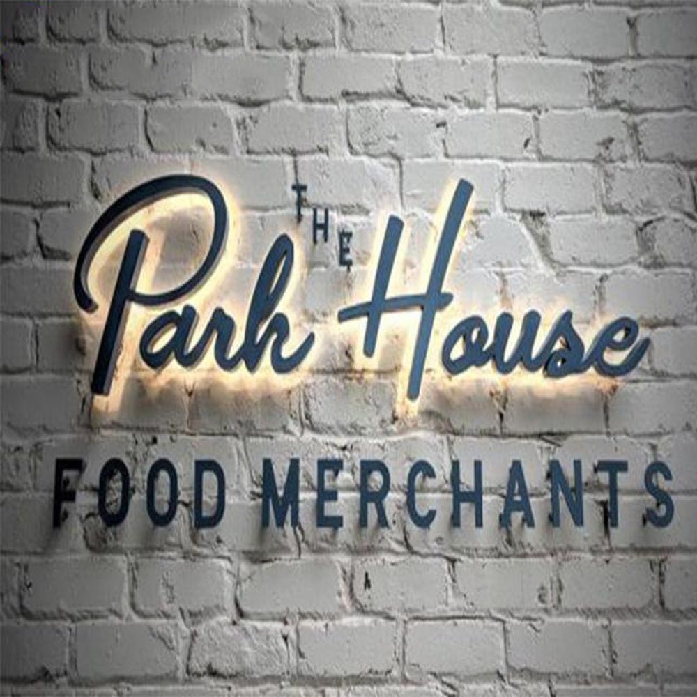 The Park House Food Merchants 3D Backlit Letters Business Metal Led Sign - Shineneon