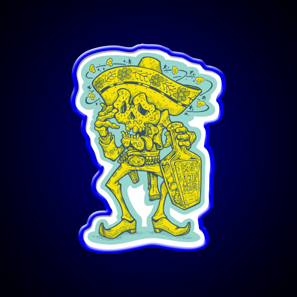 The Party King Party Drink Tequila Led Neon Sign Rgb Color - Shineneon