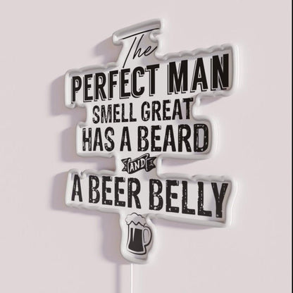 The Perfect Man Rgb Led Neon Sign - Shineneon