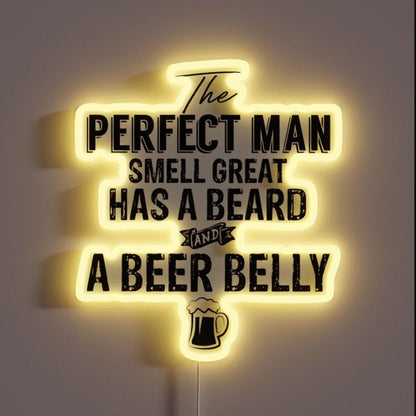 The Perfect Man Rgb Led Neon Sign - Shineneon