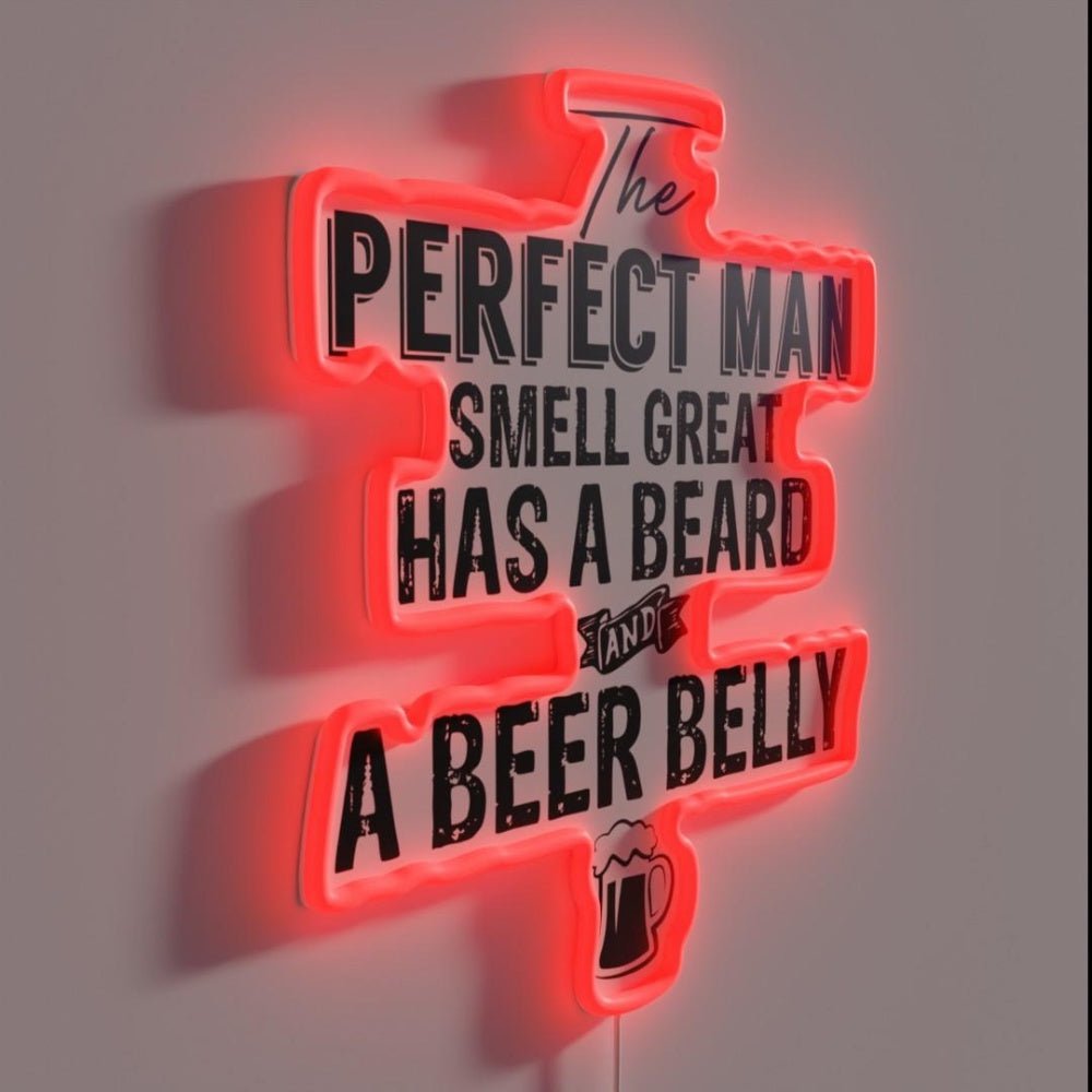 The Perfect Man Rgb Led Neon Sign - Shineneon