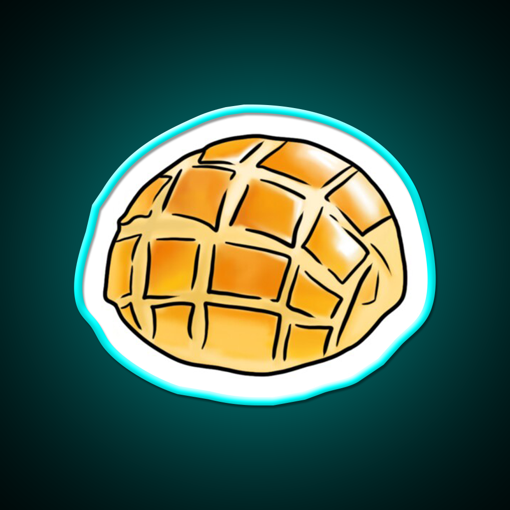 The Pineapple Bun Chinese Dim Sum Food Led Neon Sign Chinese Food Rgb Color