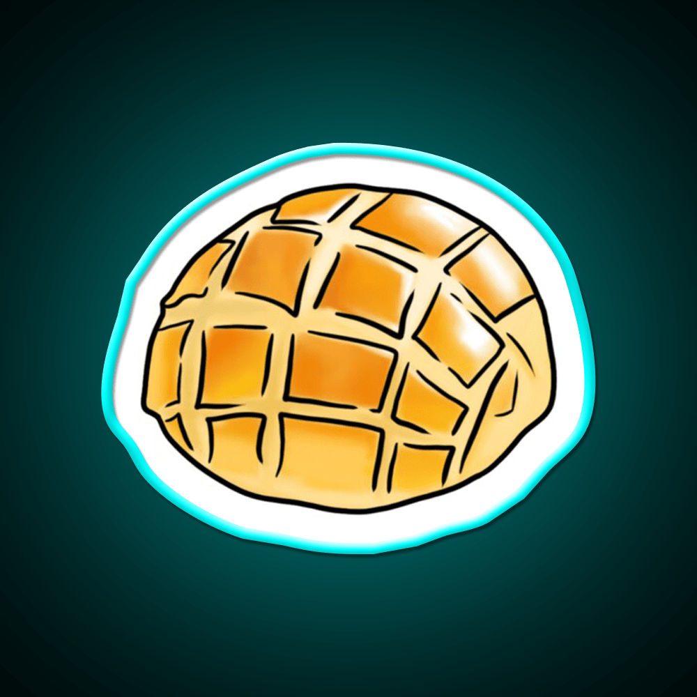 The Pineapple Bun Chinese Dim Sum Food Led Neon Sign Chinese Food Rgb Color - Shineneon