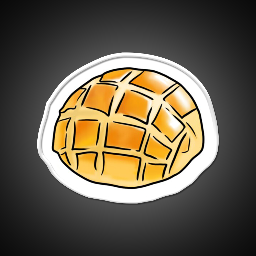 The Pineapple Bun Chinese Dim Sum Food Led Neon Sign Chinese Food Rgb Color