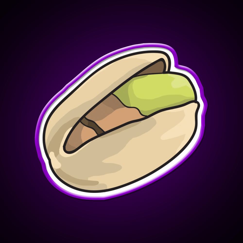 The Pistachio Snack Food Led Neon Sign Rgb Color - Shineneon