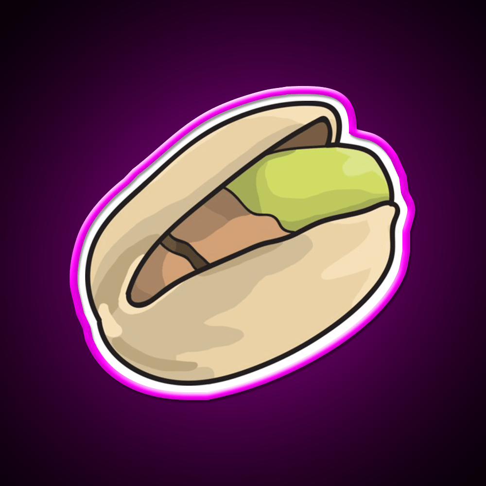 The Pistachio Snack Food Led Neon Sign Rgb Color - Shineneon