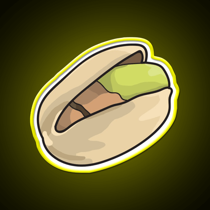 The Pistachio Snack Food Led Neon Sign Rgb Color - Shineneon