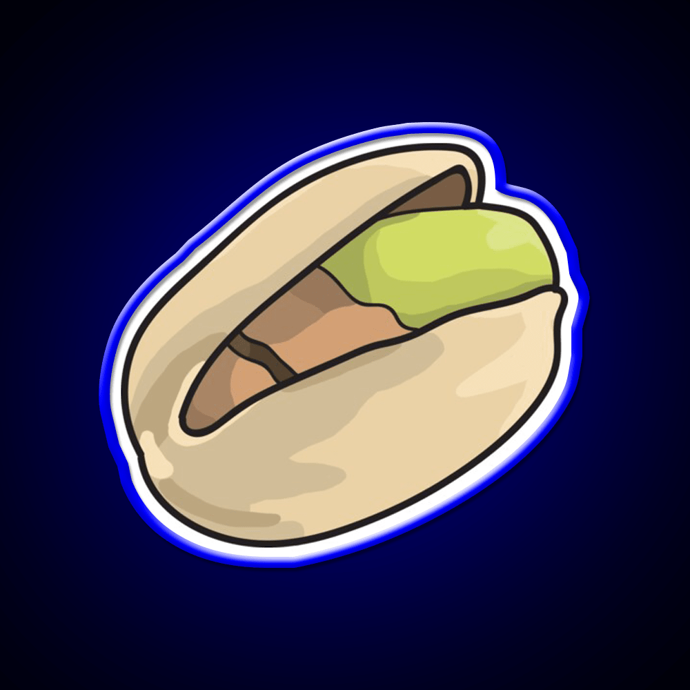 The Pistachio Snack Food Led Neon Sign Rgb Color - Shineneon