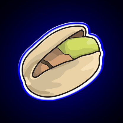 The Pistachio Snack Food Led Neon Sign Rgb Color - Shineneon