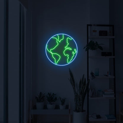 The Planet Earth Led Neon Sign - Shineneon