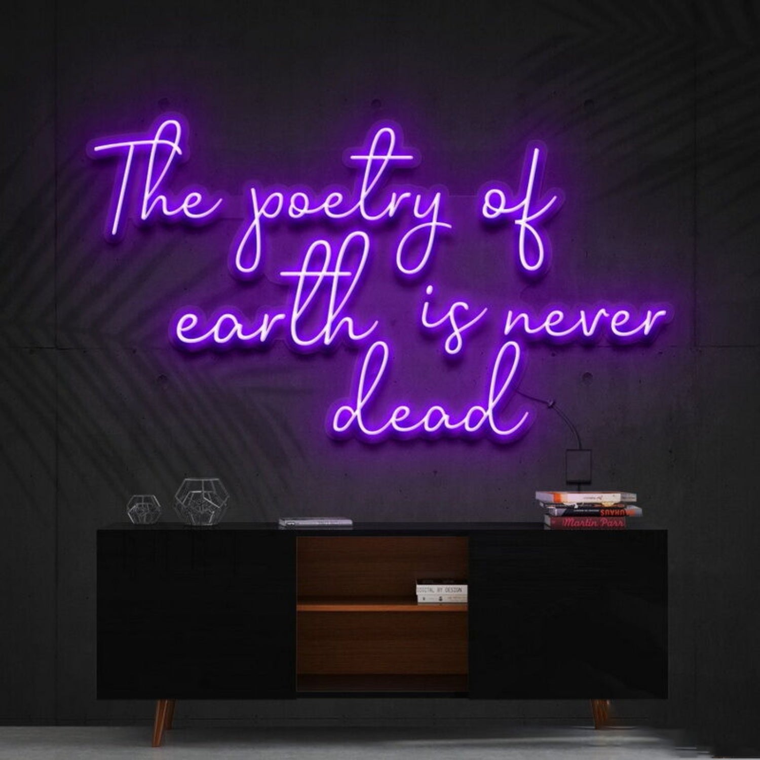 The Poetry Of Earth Is Never Dead Led Neon Sign - Shineneon