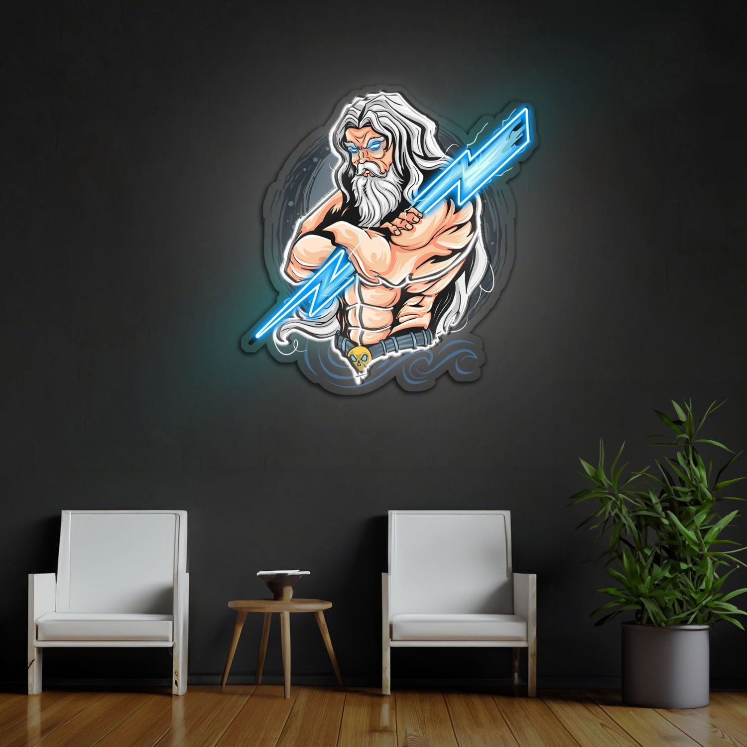 The Power Of Thunder Led Neon Sign X Acrylic Artwork - Shineneon