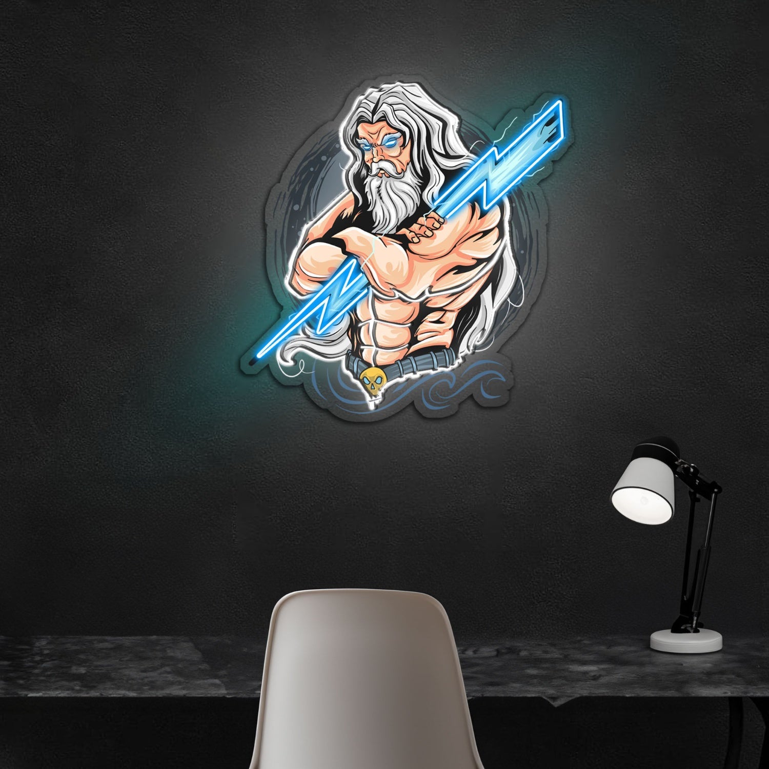 The Power Of Thunder Led Neon Sign X Acrylic Artwork | Shineneon