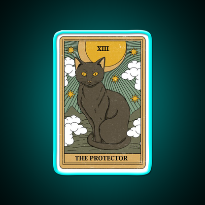 The Protector Yoga Led Neon Sign For Wellness Space Rgb Color