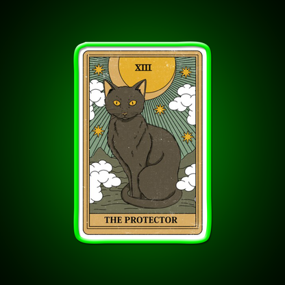 The Protector Yoga Led Neon Sign For Wellness Space Rgb Color