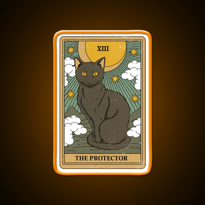 The Protector Yoga Led Neon Sign For Wellness Space Rgb Color