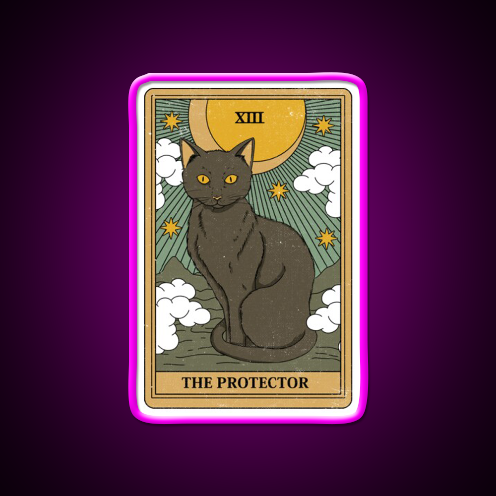 The Protector Yoga Led Neon Sign For Wellness Space Rgb Color