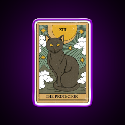 The Protector Yoga Led Neon Sign For Wellness Space Rgb Color