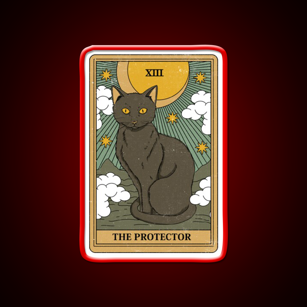 The Protector Yoga Led Neon Sign For Wellness Space Rgb Color