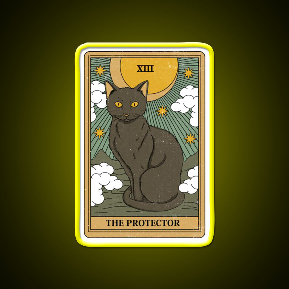 The Protector Yoga Led Neon Sign For Wellness Space Rgb Color