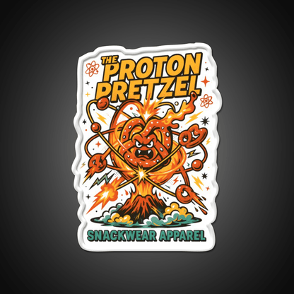The Proton Pretzel Atomic Snack Meltdown Snack Food Led Neon Sign Rgb Color - Shineneon