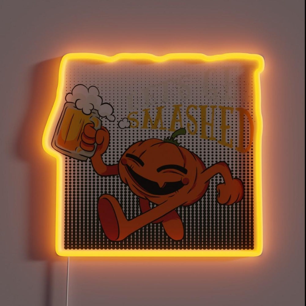 The Pumpkin Beer Fan Rgb Led Neon Sign
