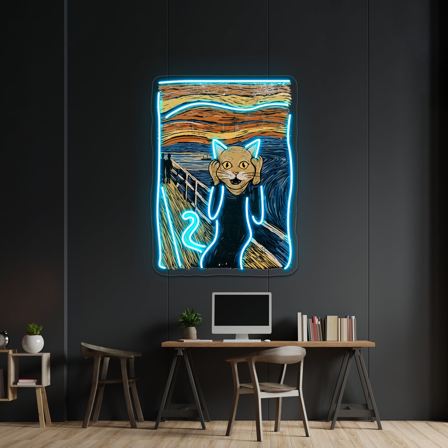 The Purr Artwork Personalized Neon Signs