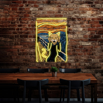 The Purr Artwork Personalized Neon Signs