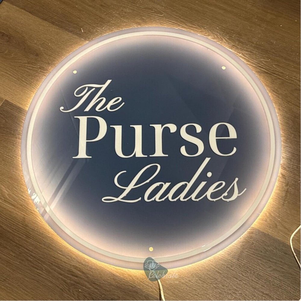 The Purse Ladies Acrylic Business Logo Sign - Shineneon