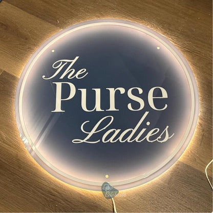 The Purse Ladies Acrylic Business Logo Sign - Shineneon