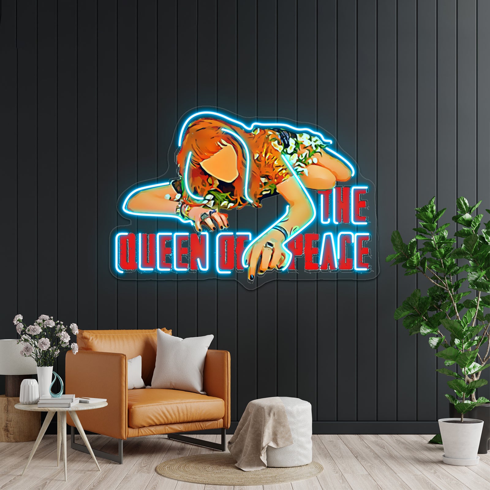 The Queen Of Peace Artwork Personalized Neon Signs | Shineneon