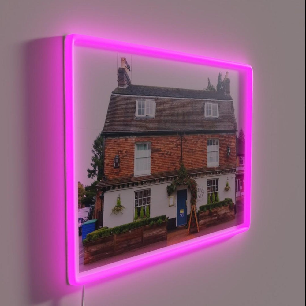 The Queens Head In Dorking Rgb Led Neon Sign