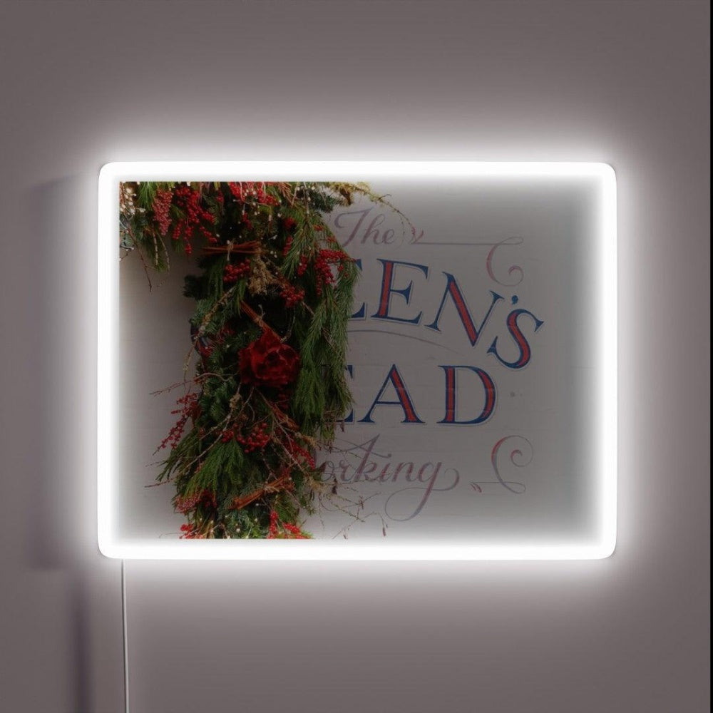 The Queens Head In Dorking Rgb Led Neon Sign Bar Wall Decor